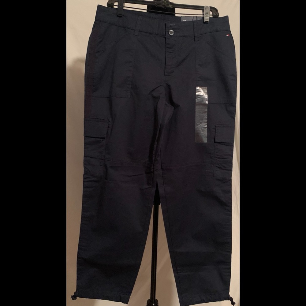 NWT Tommy Hilfiger Chelsea Cargo Ankle Pants sz 8